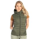 Liberty hood vest W maslinasti  1